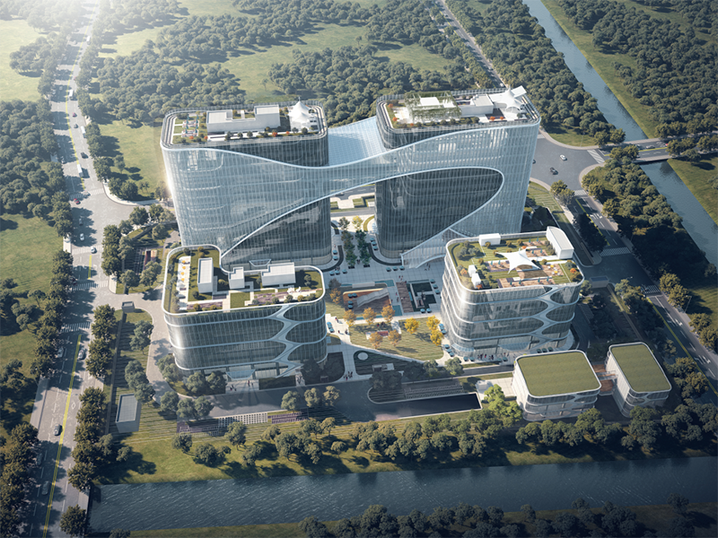 共建未来丨918搏天堂股份（上海）创新基地亮相“2023年闵行区重大工程项目开工仪式”主会场！